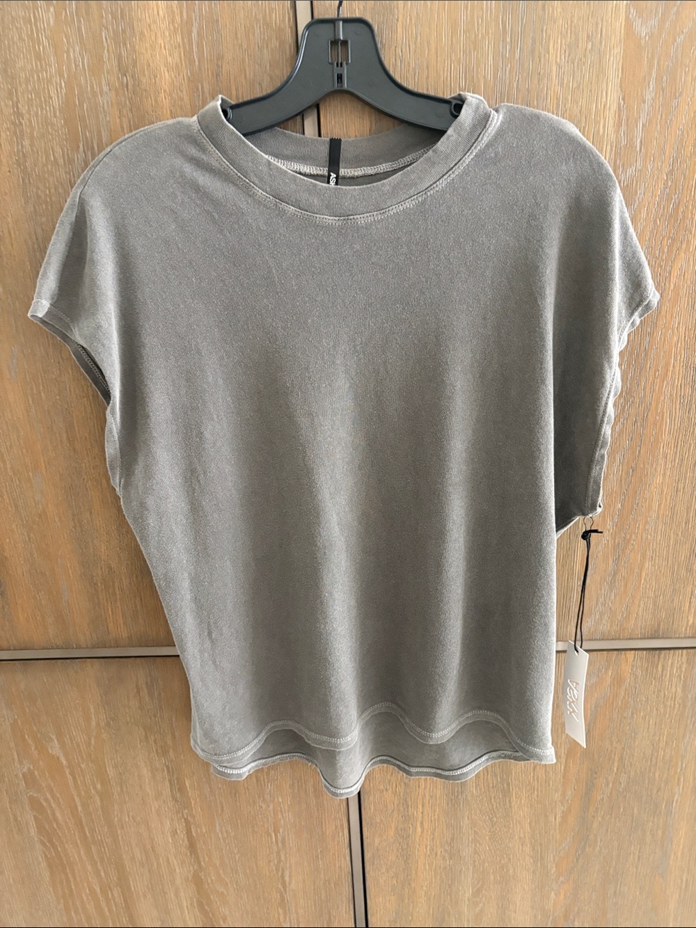 ASKK NY Relaxed Washed Gray Short Sleeve Tee
